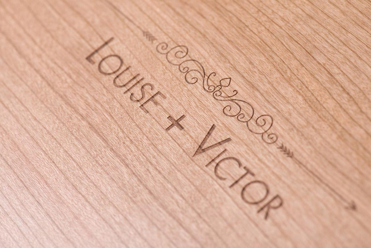 Wedding album interior detail with HD silver halide printing and lay-flat opening