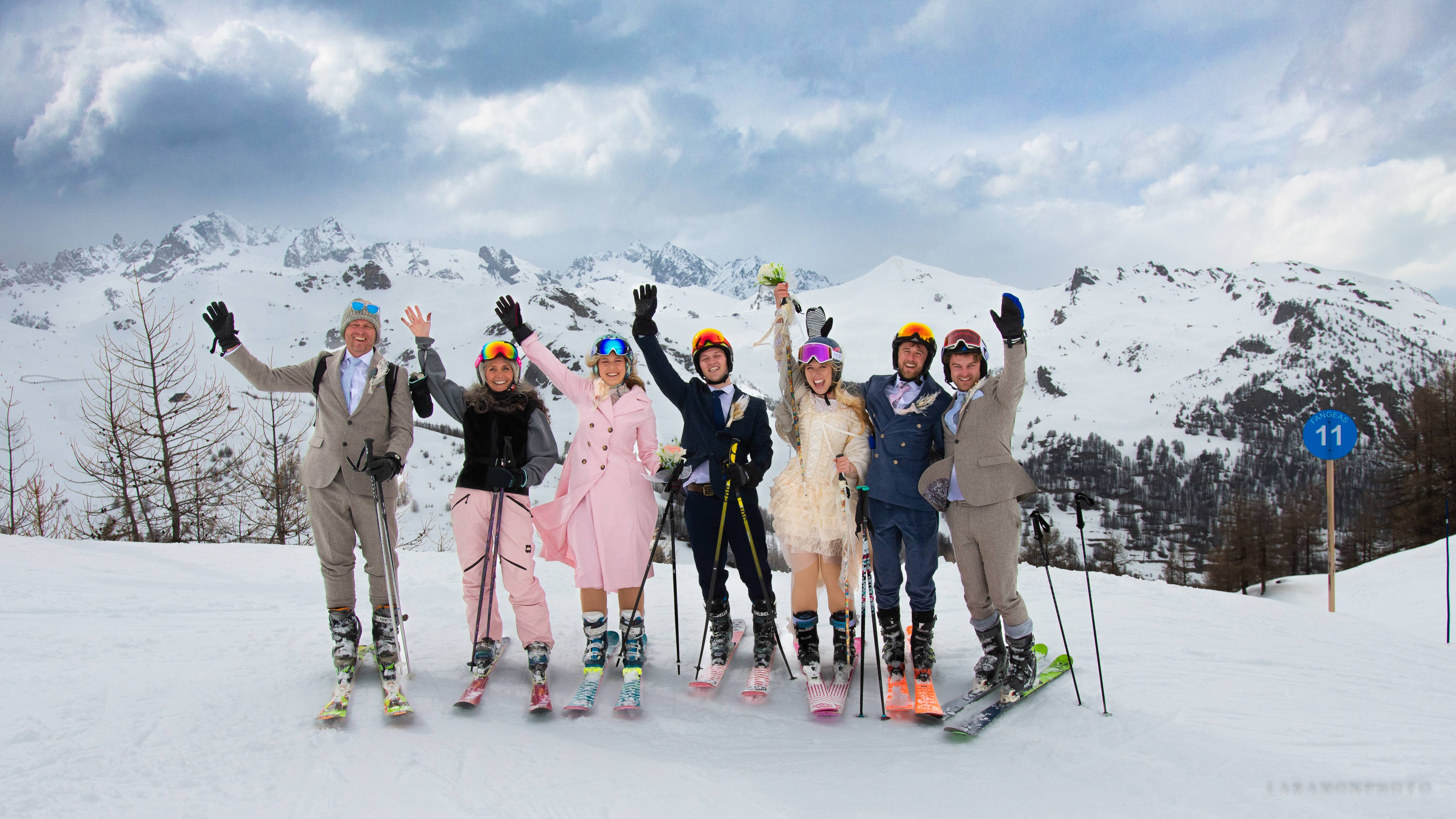 mariage jessica alexander serre chevalier